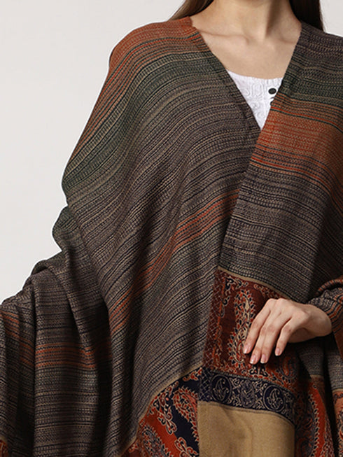 Women's Jamawar Wool Shawl