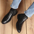 Men's Premium Leather Slip-On Chelsea Boots