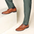 Men's Textured Leather Lace-Up Derby Shoe