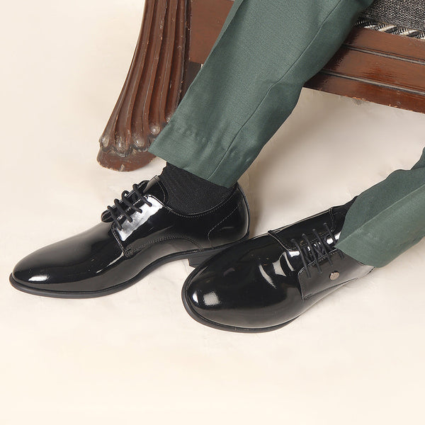 Men's High-Shine Formal Lace-Up Leather Dress Shoe