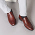 Men's Classic Smooth Leather Penny Loafers with TPR Sole