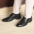 Men's Polished Cognac Leather Derby Dress Shoes