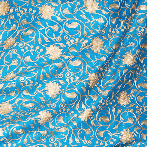 Women's Aari Embroidered Wool Shawl