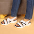 Women's Knitted Cross-Strap Sport Sandal with Buckle