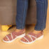 Women's Knitted Cross-Strap Sport Sandal with Buckle