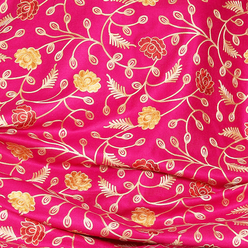 Women's Aari Embroidered Wool Shawl