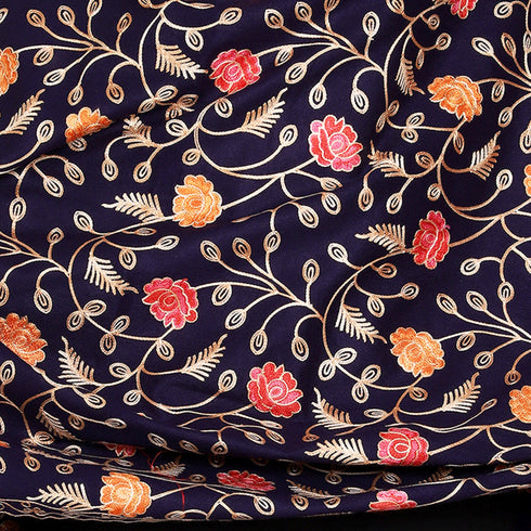 Women's Aari Embroidered Wool Shawl