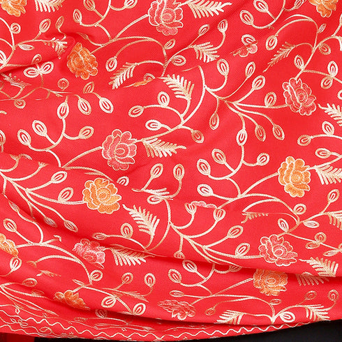 Women's Aari Embroidered Wool Shawl