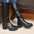 Women's Tall Riding Boot with Buckle Accent