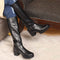 Women's Tall Riding Boot with Buckle Accent