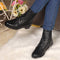 Women's Chic Quilted Ankle Combat Boot with Lace-Up Closure