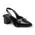 Women's Embellished Backstrap Height Enhancer Hook and Loop Sandal
