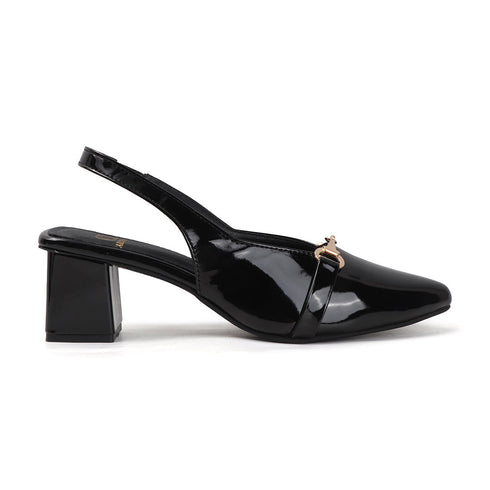 Women's Embellished Backstrap Height Enhancer Hook and Loop Sandal