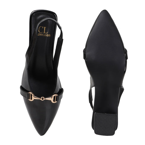 Women's Embellished Backstrap Height Enhancer Hook and Loop Sandal