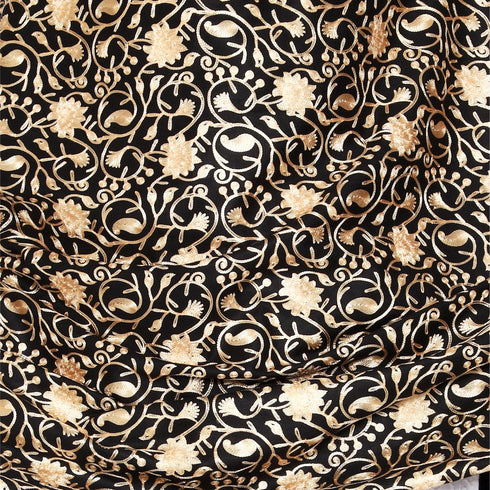 Women's Aari Embroidered Wool Shawl