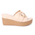 Women's Wedge Sandals with Statement Buckle