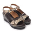 Women's Adjustable Ankle Strap Comfortable Wedge Heel