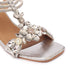 Women's Elegant Embellished Block Heel Sandals