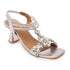 Women's Elegant Embellished Block Heel Sandals