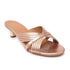 Women's Slip-On Style Kitten Heel Sandal