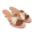 Women's Slip-On Style Kitten Heel Sandal