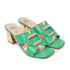 Women's Effortless Slip-On Style Decorative Buckle Sandal