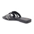 Women's Rhinestone-Detail Double-Strap Slides