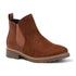 Women's Solid Suede Slip-On Chelsea Boots