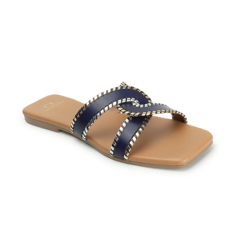 Women's Criss-Cross Strap Flat Sandals