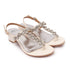 Women's Dazzling Embellishments Adjustable Slingback Strap Heel Sandal