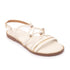 Women's Gold-Toned Bead-Detail Sandals