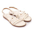 Women's Gold-Toned Bead-Detail Sandals
