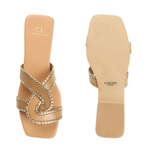 Women's Criss-Cross Strap Flat Sandals