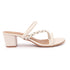 Women's Block Heel Sandals with Braided Straps