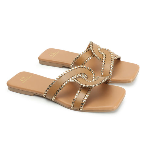 Women's Criss-Cross Strap Flat Sandals