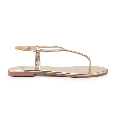 Women's Sparkle-Strap Thong Sandals