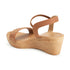 Women's Embellished Ankle Strap Wedge Sandals