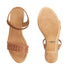 Women's Embellished Ankle Strap Wedge Sandals