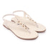 Women's Multy Strap Embellished Thong Sandal