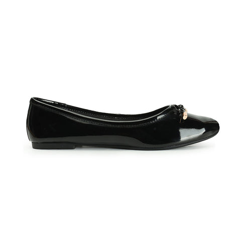 Women's Round Toe Bow Detail Ballerinas