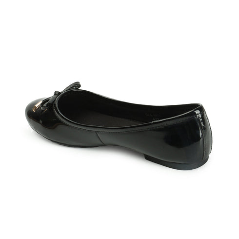 Women's Round Toe Bow Detail Ballerinas