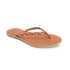 Women's Braided Detail Open Toe Flats