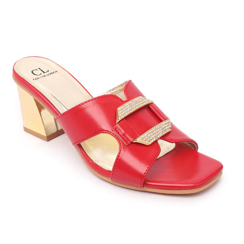Women's Effortless Slip-On Style Decorative Buckle Sandal