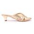 Women's Slip-On Style Kitten Heel Sandal