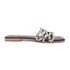 Women's Rhinestone Embellished Woven-Strap Slides