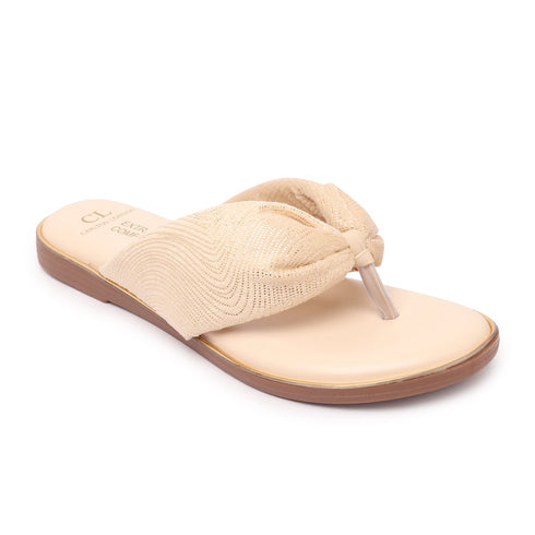 Women's Glamorous Ruched T-Strap Sandal