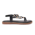 Women's Comfort Beaded Ankle Strap Sandals