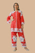 Printkari Poly Muslin Co-ord set in Red