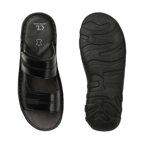 Men's Dual Adjustable Strap Comfort Slides