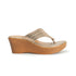 Women's Embellished Open Toe Wedge Heels Sandal